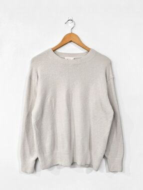 WILFRED FREE Aritzia Cream Soft Hush Knit Gingko Sweater